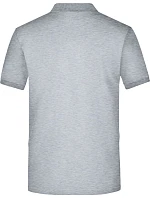 JN Piqué polo s kapsou 02.0 grey heather model 22494161 - Daiber JN Piqué polo s kapsou 02.0 grey heather model 22494161 - Daiber