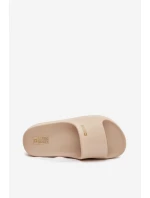 Dámské Pěnové Pantofle Na Masivní Platformě Big Star model 21706436 Béžové - Big Star Shoes