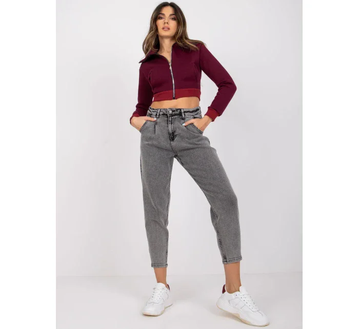 Džínsové nohavice MR SP 255.56P tmavo šedá