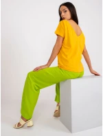 Tričko RV TS model 14816788 tmavě žlutá - FPrice Tričko RV TS model 14816788 tmavě žlutá - FPrice