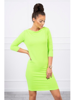 Klasické zelené neónové šaty