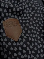 Tmavě modrá rozepínací dámská mikina se vzorem model 19727278 - 6&8 Fashion