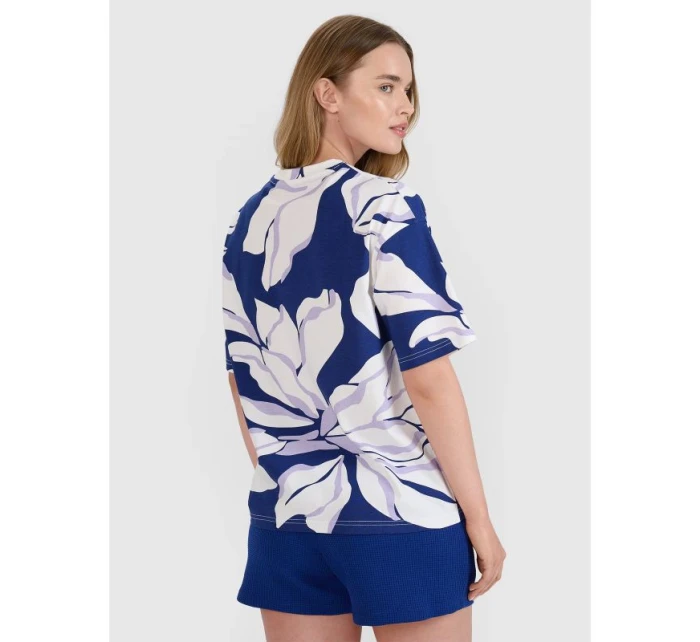 Dámske tričko oversize s potlačou 4F 4FRSS25TTSHF2692-91A Dámske tričko oversize s potlačou 4F 4FRSS25TTSHF2692-91A