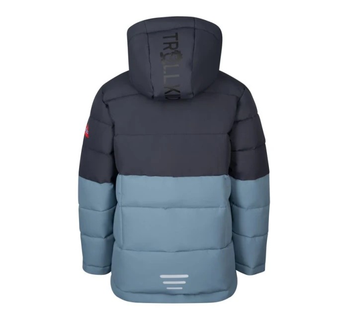 Dětská zimní bunda s kapucí zateplená nepromokavá modrá model 21812737 - Trollkids Dětská zimní bunda s kapucí zateplená nepromokavá modrá model 21812737 - Trollkids