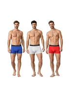 Le pánské boxerky 3PAK červené šedé tmavě modré model 22210267 Le pánské boxerky 3PAK červené šedé tmavě modré model 22210267
