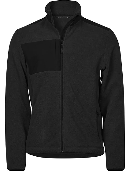 Tee Jays TJ 9120 Fleecová bunda „Mountain“ 18.9120 čierna/čierna