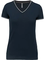 K Dámské piqué tričko s V výstřihem 20.K model 22508604 - Kariban K Dámské piqué tričko s V výstřihem 20.K model 22508604 - Kariban