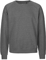 O Unisex raglánová mikina z bio bavlny dark heather model 22504841 - Neutral O Unisex raglánová mikina z bio bavlny dark heather model 22504841 - Neutral