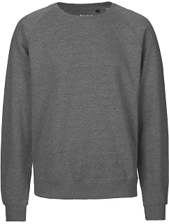 O Unisex raglánová mikina z bio bavlny dark heather model 22504841 - Neutral