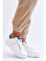 Damskie Sportowe Buty Biało-Niebieskie Be First! Damskie Sportowe Buty Biało-Niebieskie Be First!