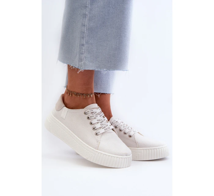 Dámské tenisky SYSTEM BIG STAR Bílé model 21660153 - Big Star Shoes Dámské tenisky SYSTEM BIG STAR Bílé model 21660153 - Big Star Shoes