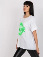 Tričko DHJ TS 6860.26X biela a zelená