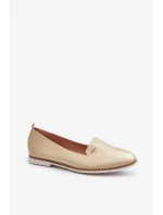 Dámske ploché mokasíny Gold Enzla Dámske ploché mokasíny Gold Enzla