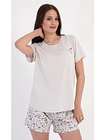 Dámské pyžamo šortky model 22405270 - Vienetta Dámské pyžamo šortky model 22405270 - Vienetta
