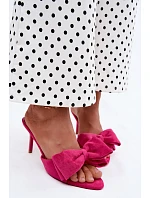Klapky na podpatku model 228993 Step in style Klapky na podpatku model 228993 Step in style