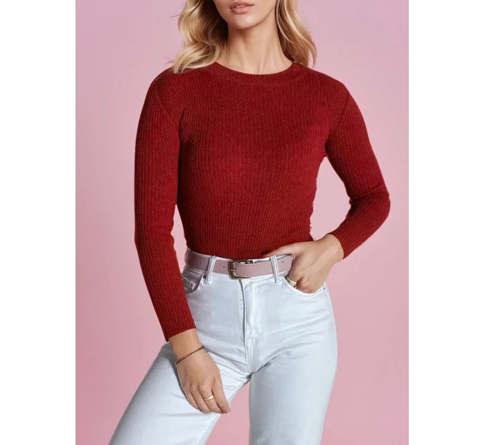 Dámský svetr červená Dstreet model 21964160 - FashionStreet