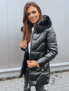 Dámska zimná bunda s kapucňou KRISTA black FashionStreet TY3065