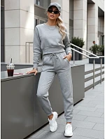 FashionStreet dámske svetlosivé tepláky AY1160