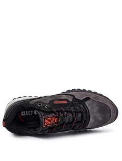 Męskie Klasyczne Buty Sportowe Memory Foam Big Star KK174271 Szare