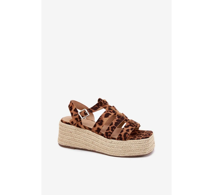 Dámské sandály s pásky a pletením model 21698921 - Boto