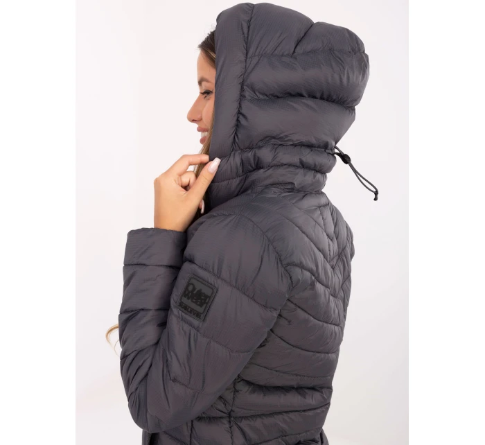 Bunda D50092XB44554A3 grafitová Bunda D50092XB44554A3 grafitová