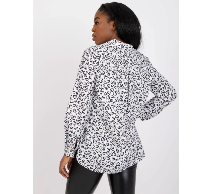 Halenka DHJ BZ model 17507066 bílé a černé - FPrice