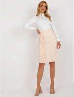 Sukňa LK SD 506633.11 broskýň