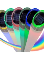 LAMPA SOLARA 4 LED 2 FARBY 32,5CM LAMPA SOLARA 4 LED 2 FARBY 32,5CM