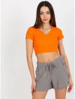 Dámské šortky model 18339359 šedá - FPrice