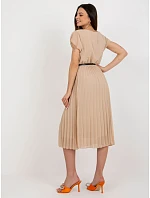 Sukienka DHJ SK  ciemny bezowy model 22251311 - FPrice