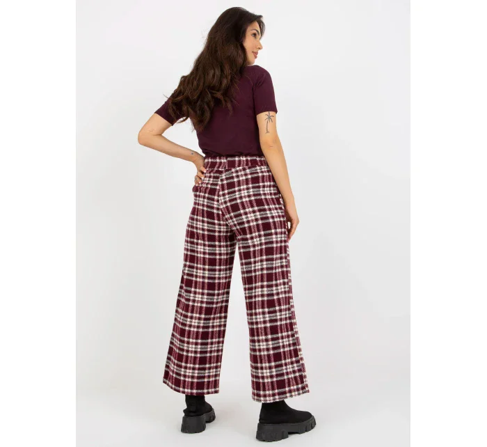 Dámské kalhoty LK SP bordó FPrice model 18398621 - Lakerta Dámské kalhoty LK SP bordó FPrice model 18398621 - Lakerta