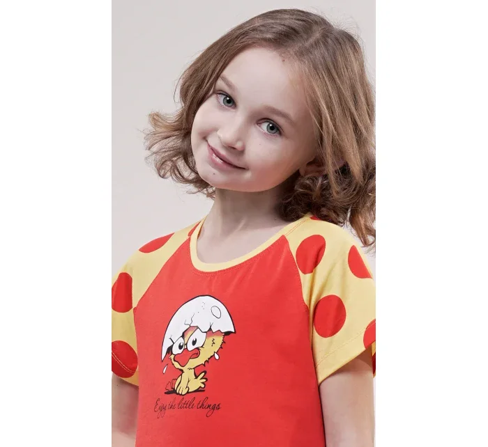 Detská nočná košeľa s krátkym rukávom Malé kurča