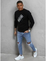 Pánská mikina s potiskem černá Dstreet model 21966088 - FashionStreet