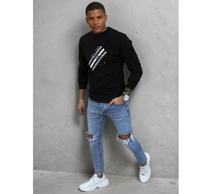 Pánská mikina s potiskem černá Dstreet model 21966088 - FashionStreet