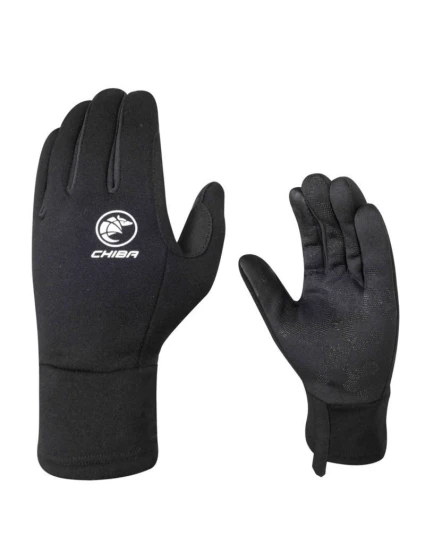 Rukavice CHIBA POLARFLEECE čierne XL