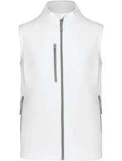 K 403 Pánská 3vrstvá softshellová vesta model 22508842 white - Kariban