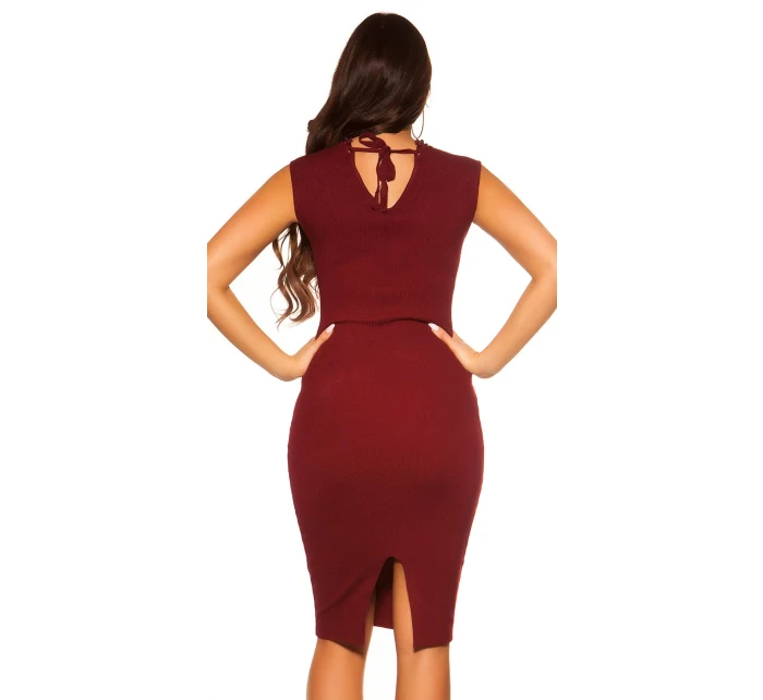 Sexi pletené šaty 9037 - KouCla