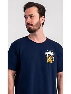 Pánska nočná košeľa s krátkym rukávom Beer