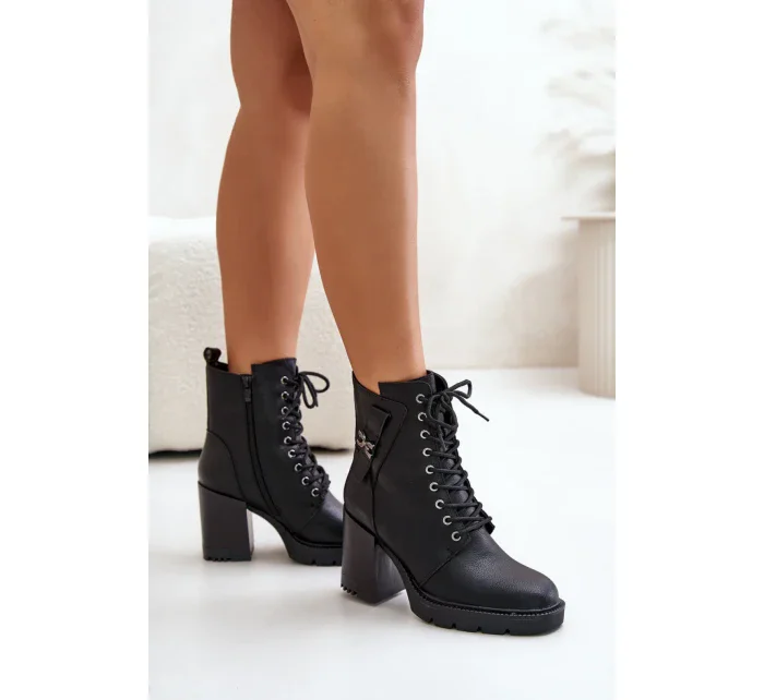 Topánky na podpätku model 201004 Step in style Topánky na podpätku model 201004 Step in style