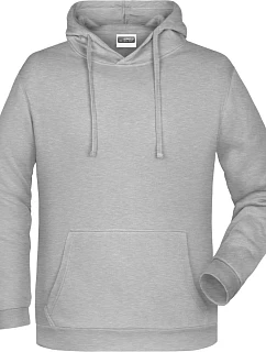 JN 796 Pánská mikina s kapucí model 22437610 grey heather - Daiber