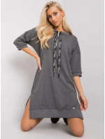 Šaty RV SK 6273.47P tmavo šedá