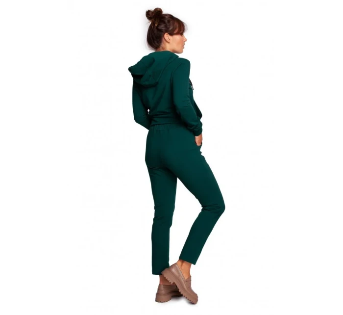 Kalhoty s nohavicí a  tmavě zelené model 18004375 - BeWear