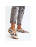 Dámske baleríny 2883/004 Ecru - ZAZOO