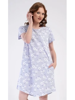 Dámske šaty Nature home modro-biele - Vienetta