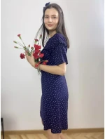 Dámská noční košile s krátkými rukávy model 15088545 - De Lafense Dámská noční košile s krátkými rukávy model 15088545 - De Lafense