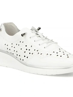 Dámské kožené ažurové polobotky model 22097348 - FILIPPO