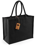 W 407 Jutová nákupní taška "Classic" model 22518433 black/black - Westford Mill W 407 Jutová nákupní taška "Classic" model 22518433 black/black - Westford Mill