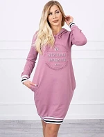 Tmavoružové šaty Brooklyn