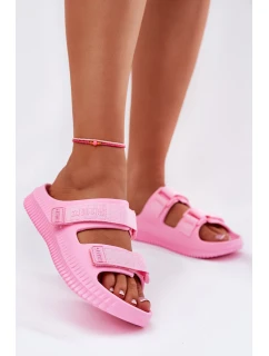 Dámské Pěnové Sandály Se Zipem Big Star Růžové model 21695310 - Big Star Shoes