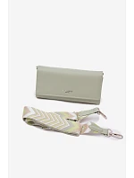 Mentolová peněženka kabelka 2v1 s páskem Suzette
